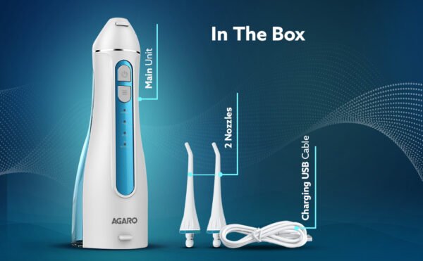 Dental Flosser for Teeth, Portable, Cordless & Rechargeable - Image 7