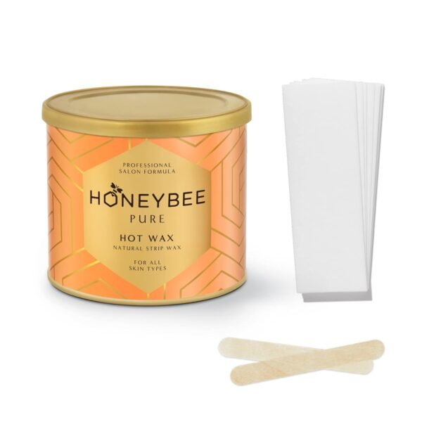 HoneyBee Vegan Pure Hot Sugar Wax For Hair Removal| Natural Hot Wax For Women - Image 9