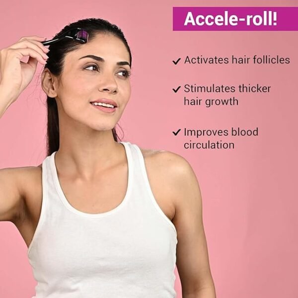 0017 Derma Roller For Hair Growth 0.5 Mm With 540 Titanium Needles - Image 5