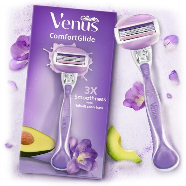 Gillette Venus Hair Removal Razor for Women with Avocado Oils & Body Butter