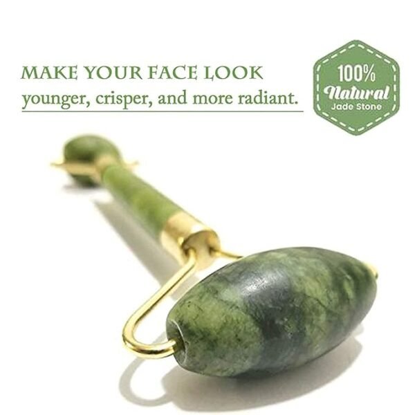 0033 HUDACRUSH Facial Massager Jade Roller & Gua Sha Tool - Image 2