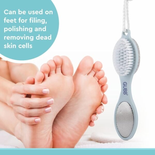 0046 Pedicure Set For Dead Skin Removal - Pumice Stone, Foot Brush, 4 in1 Pedicure Solution - Image 5
