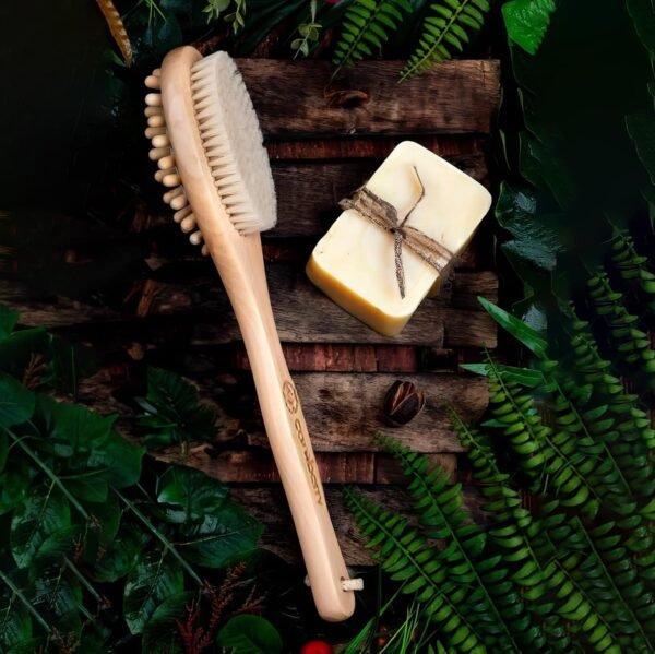 Body Brush - Eco-Friendly Exfoliating Body Scrubber with Long Handle - Image 8