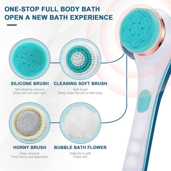 Back Scrubber Shower Exfoliating | Electric Back Washer - Image 5