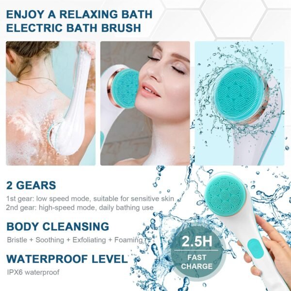 Back Scrubber Shower Exfoliating | Electric Back Washer - Image 9