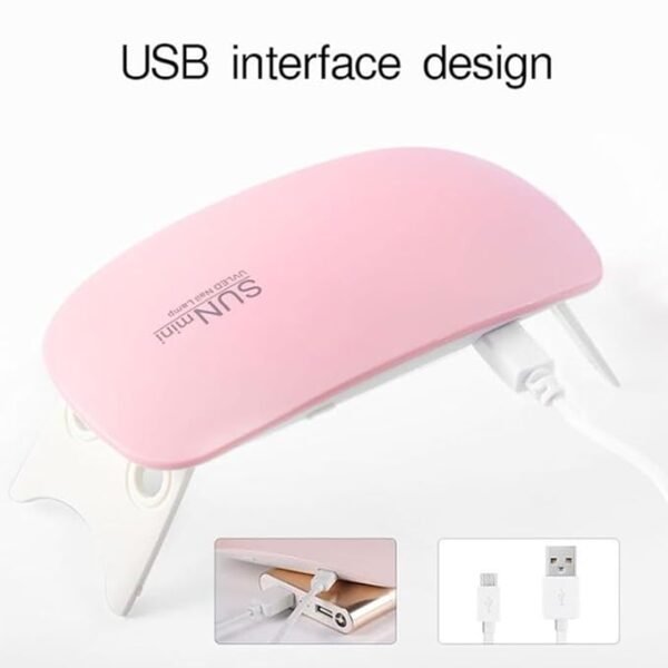 Sun mini UV Lamp 6W USB Nail Dryer For Curing all UV and LED Nail Gel Polish - Image 2