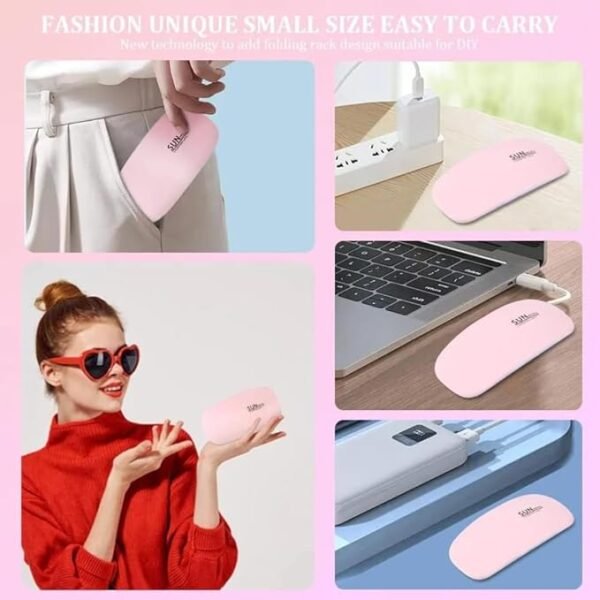 Sun mini UV Lamp 6W USB Nail Dryer For Curing all UV and LED Nail Gel Polish - Image 5